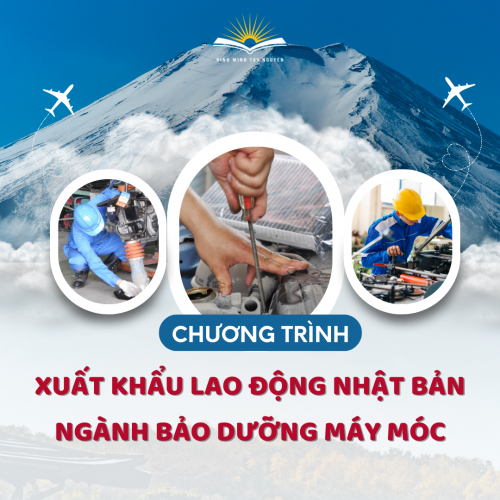 Xuất khẩu Lao động Nhật Bản ngành Bảo Dưỡng Máy Móc